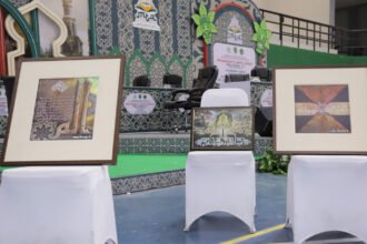 Kaligrafi karya peserta MTQ Nasional di Kaltim
