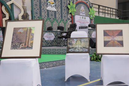 Kaligrafi karya peserta MTQ Nasional di Kaltim