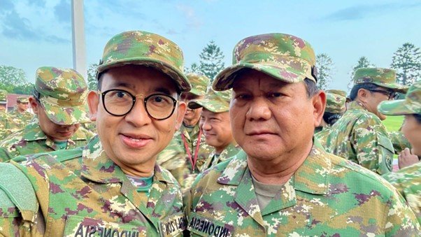 Fadli Zon bersama Presiden Republik Indonesia Prabowo Subianto