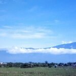 Gunung Slamet dilihat dari Karangnanas, Sokaraja, Banyumas, Jawa Tengah