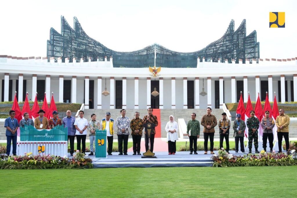 Presiden Jokowi Resmikan Istana Negara IKN