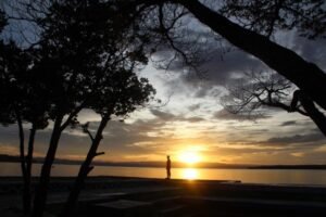 Pesona Senja Di Permandian Alami Paisu Matano Kautu