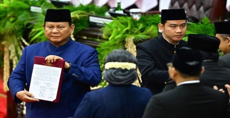 Prabowo Subianto-Gibran Rakabuming Pemimpin Baru Indonesia