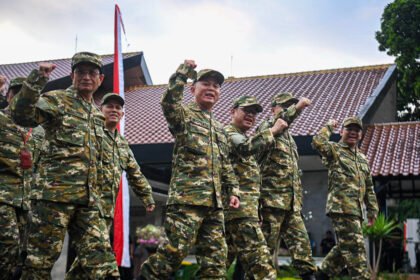 Menteri Kabinet Merah Putih retreat di Akmil Magelang