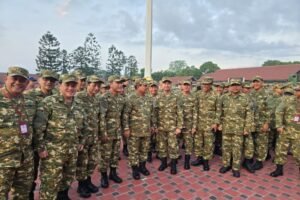 Prabowo-Gibran Ikut Latihan Baris-berbaris di Akmil Magelang