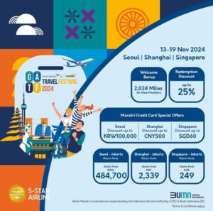 Garuda Indonesia Travel Festival 2024 Jaring Wisatawan Asia