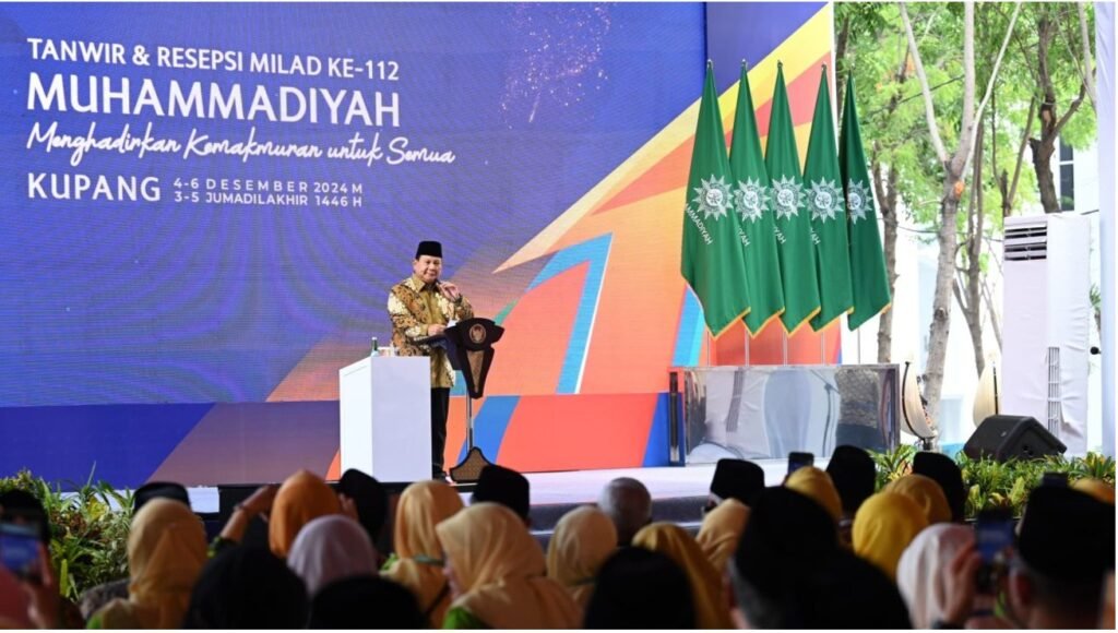 Presiden Prabowo Apresiasi Muhammadiyah Membangun Bangsa