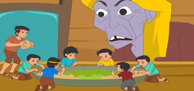 Kisah Tujuh Anak Lelaki dan Raksasa yang Baik Hati