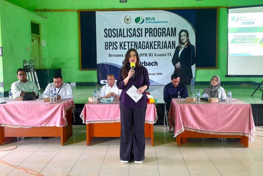 Nafa Urbach Ajak Pekerja Sektor Informal Daftar BPJS Ketenagakerjaan