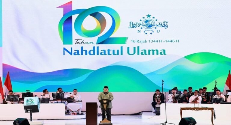 Presiden Prabowo dan Wapers Gibran Hadiri Harlah NU ke-102
