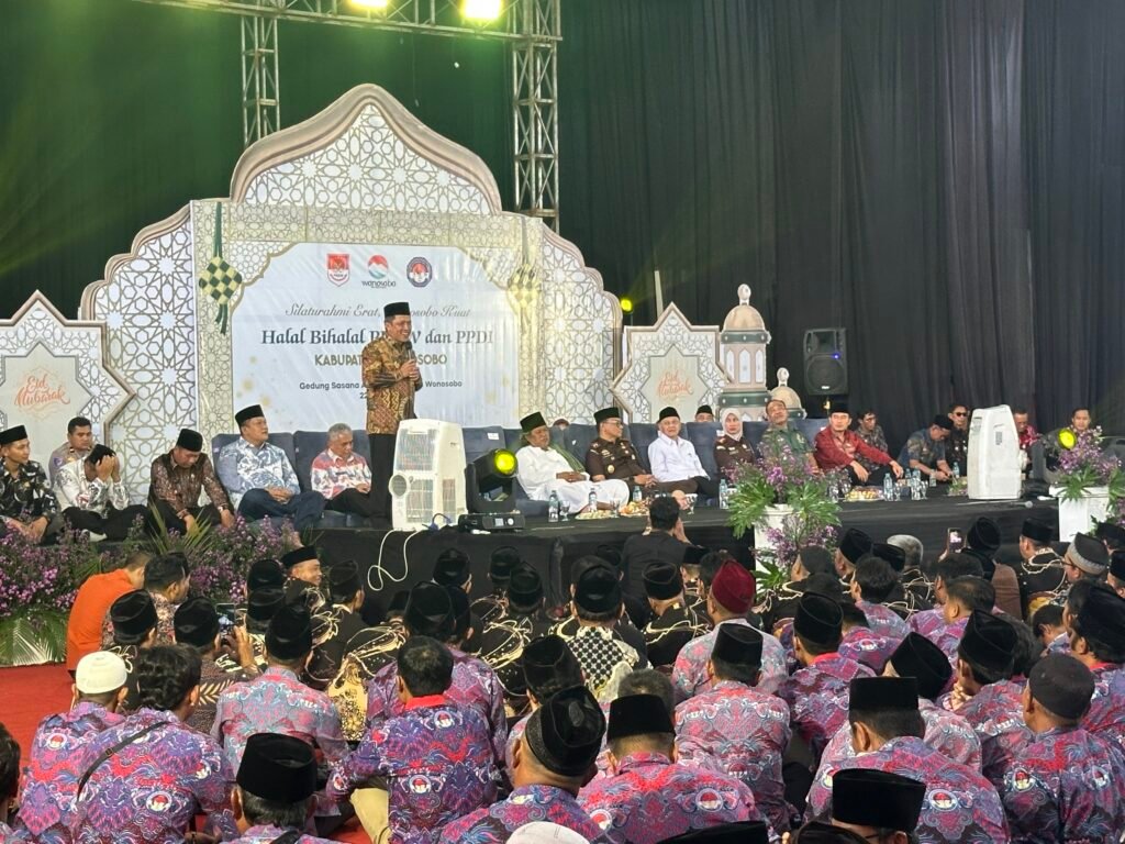 Halal Bihalal PKKW dan PPDI, Perkuat Kebersamaan Perangkat Desa Wonosobo