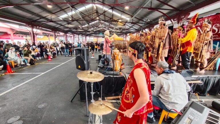 Muhibah Angklung Meriahkan Festival Kuliner di Melbourne