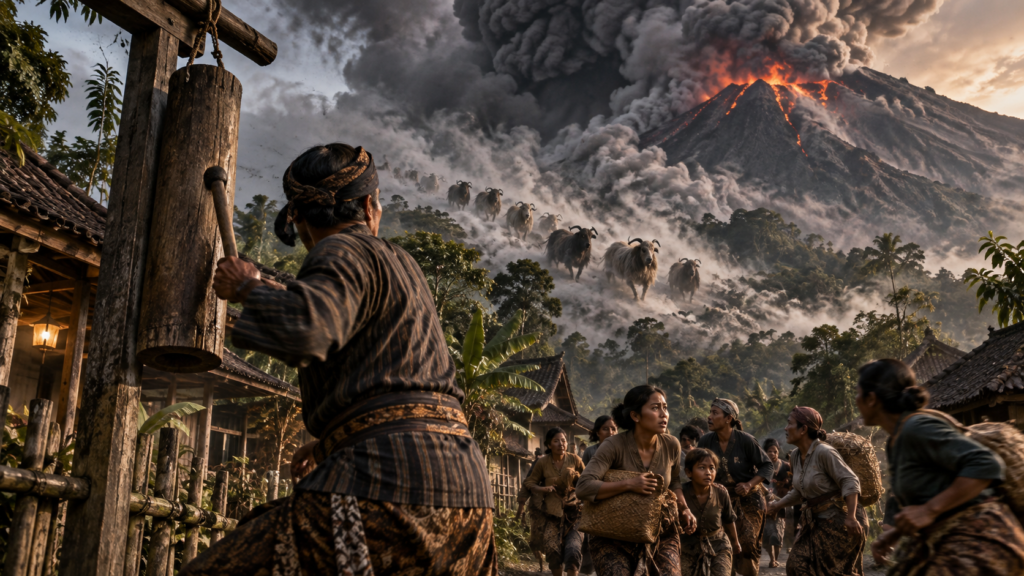 Ketika Kentongan Berbunyi di Lereng Merapi